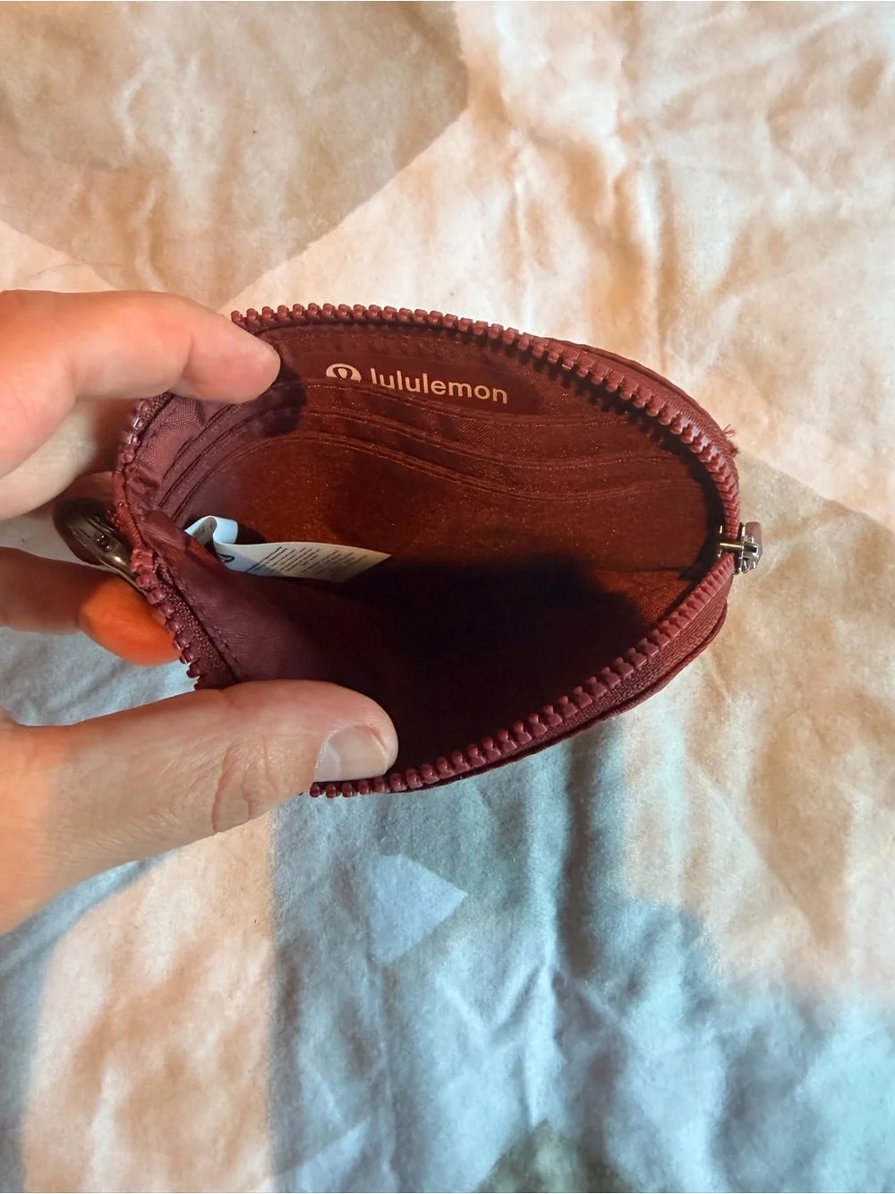 lululemon athletica set of mini pouches cardholders NWOT